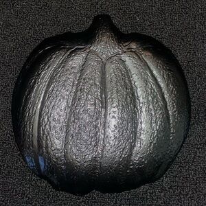 Decorative pumpkin plate. Halloween